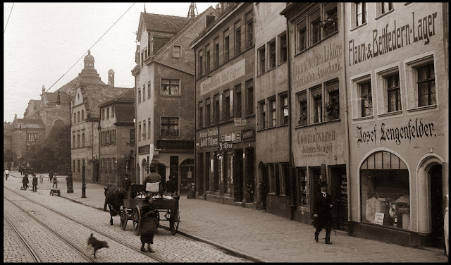 66 beeindruckende Vintage-Fotos zeigen Straßenszenen von Nürnberg, Deutschland in den 1910er Jahren_Ha